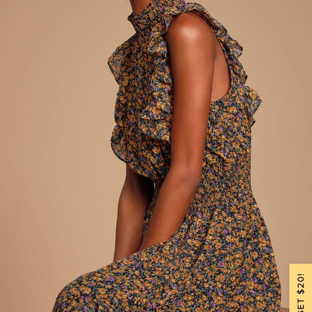 Lulus dress, new. Size small. Boho and festival - Picture 8 of 9